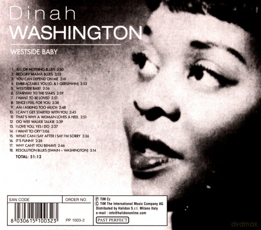 Dinah Washington: Westside Baby [CD]