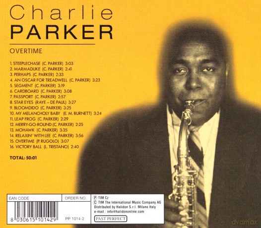Charlie Parker: Overtime [CD]
