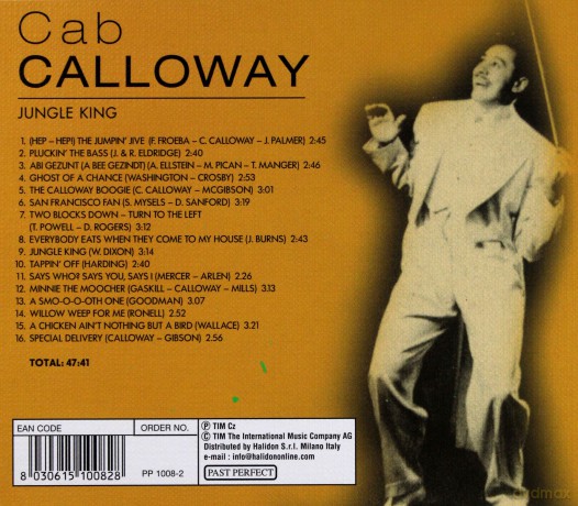 Cab Calloway: Jungle King [CD]