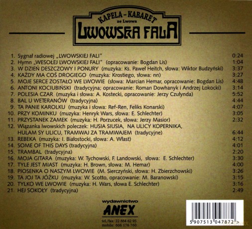 Kapela Kabaret ze Lwowa: Lwowska Fala [CD]