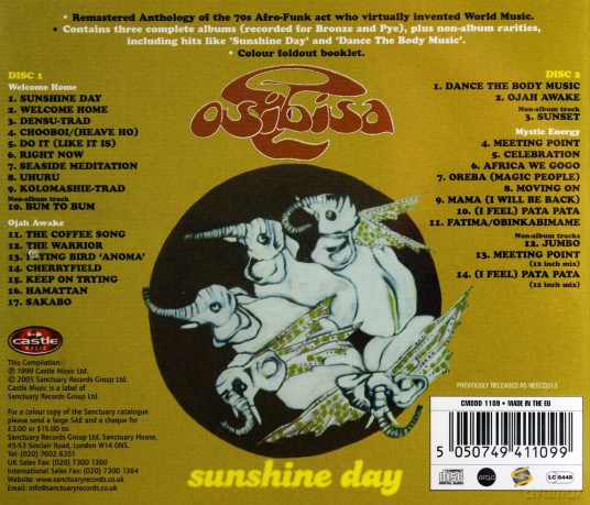 Osibisa: Sunshine Day [2CD]