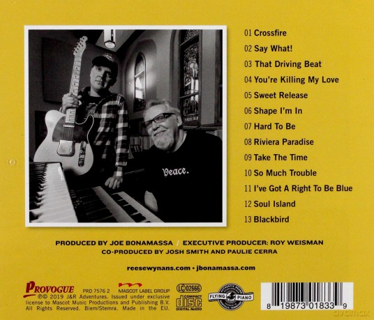 Reese Wynans And Friends: Sweet Release [CD]