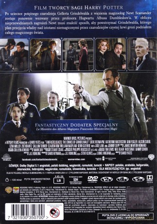 Fantastyczne zwierzęta i jak je znaleźć / Zbrodnie Grindelwalda Pakiet [2DVD]