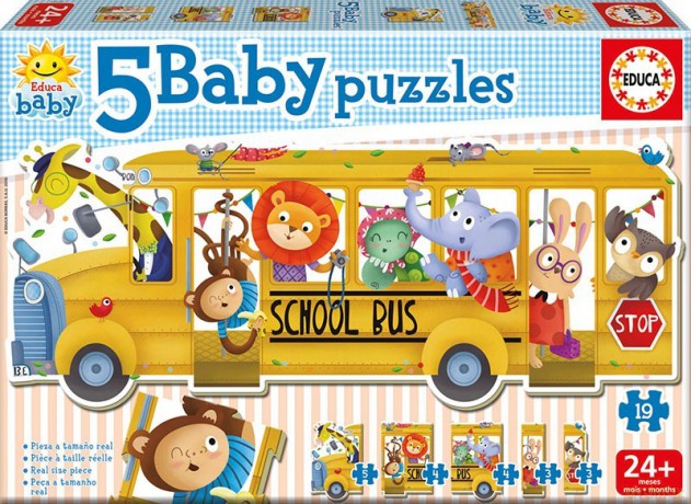 Baby 19 el. Autobus szkolny [PUZZLE]