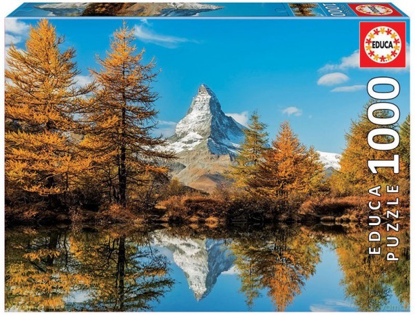 EDUCA 1000 el. Góra Matterhorn jesienią [PUZZLE]