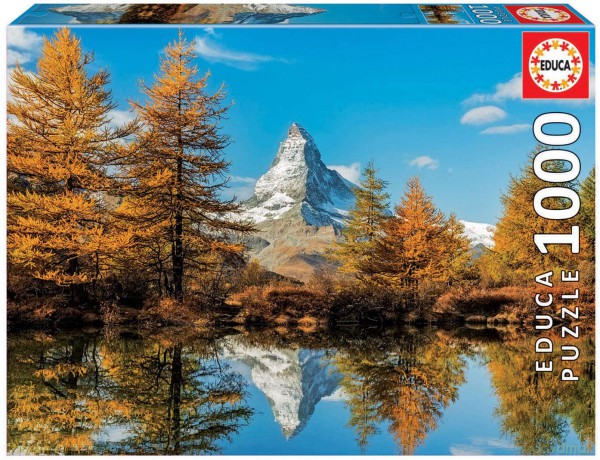 EDUCA 1000 el. Góra Matterhorn jesienią [PUZZLE]