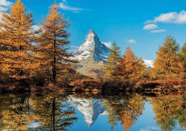 EDUCA 1000 el. Góra Matterhorn jesienią [PUZZLE]