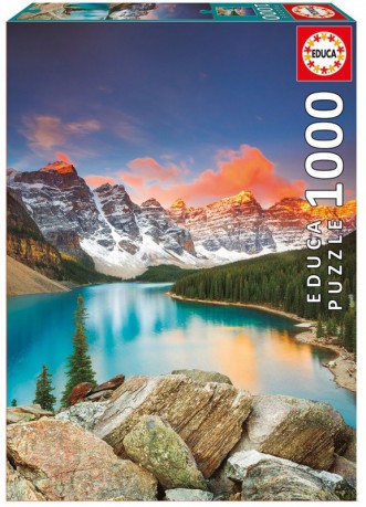 EDUCA 1000 el. Jezioro Moraine Kanada [PUZZLE]