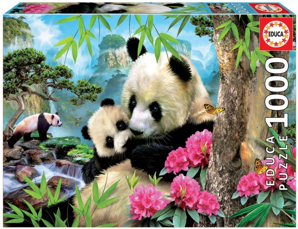 EDUCA 1000 el. Panda o poranku [PUZZLE]