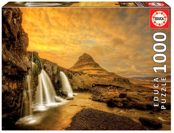 EDUCA 1000 el. Wodospad Kirkjufellsfoss Islandia [PUZZLE]