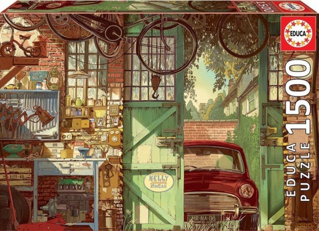 EDUCA 1500 el. Stary garaż, Arly Jones [PUZZLE]