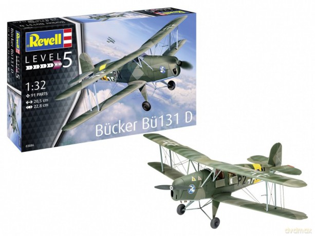 Model plastikowy Bucker BU131 Jungmann