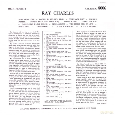 Ray Charles: Ray Charles (Mono) [Winyl]