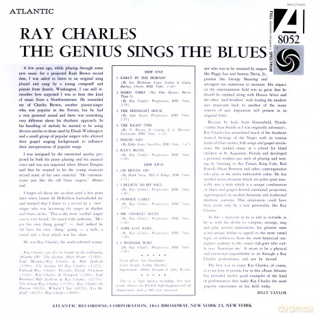Ray Charles: The Genius Sings The Blues (Mono) [Winyl]