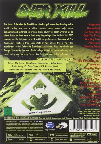 Overkill: Wrecking Everything Live [2DVD]
