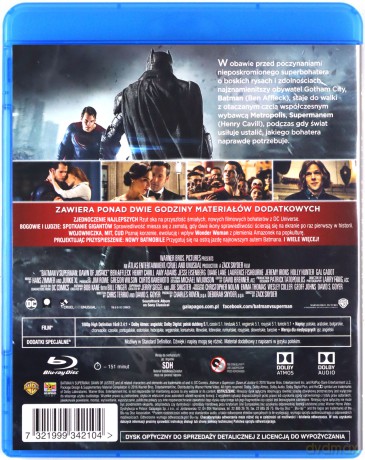 Batman v Superman: Świt sprawiedliwości (Kolekcja DC) [Blu-Ray]