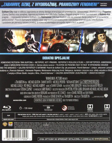 Powrót Batmana (Kolekcja DC) [Blu-Ray]
