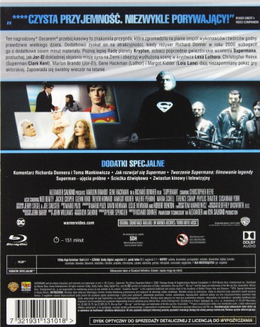 Superman (Wersja reżyserska) (Kolekcja DC) [Blu-Ray]