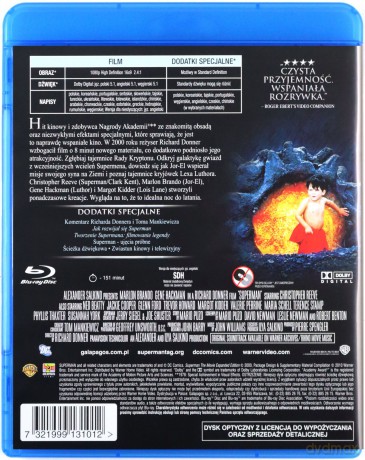 Superman (Wersja reżyserska) (Kolekcja DC) [Blu-Ray]