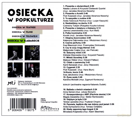 Osiecka w popkulturze: W kabarecie [CD]