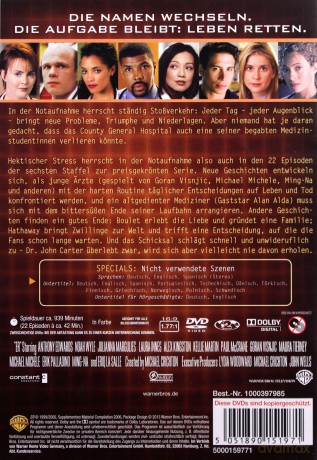 Ostry dyżur sezon 6 [6DVD]