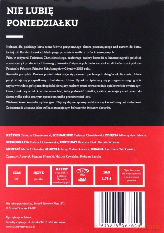 Nie lubię poniedziałku (Rekonstrukcja Cyfrowa) [DVD]