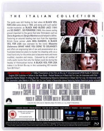 A Black Veil For Lisa [Blu-Ray]