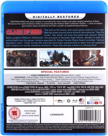 Class Of 1999 (Vestron) [Blu-Ray]