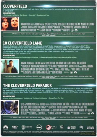 Cloverfield 1-3 Collection [3DVD]