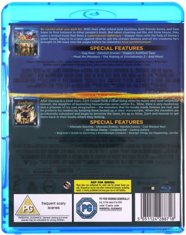 Goosebumps 1 & 2 (Gęsia skórka 1-2) [2xBlu-Ray]
