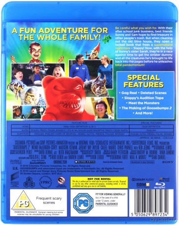 Goosebumps 2 (Gesia skórka 2) [Blu-Ray]