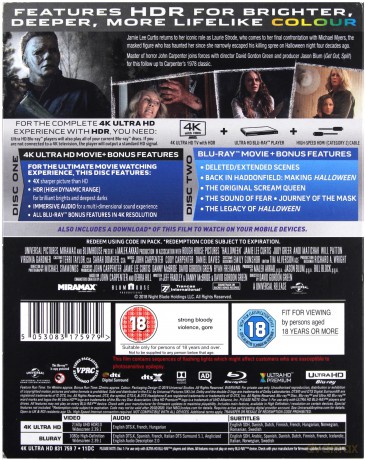 Halloween [Blu-Ray 4K]+[Blu-Ray]