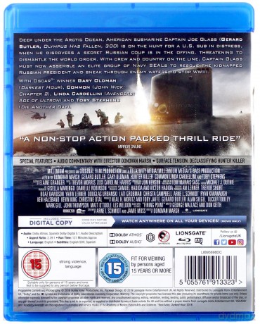 Hunter Killer (Ocean Ognia) [Blu-Ray]