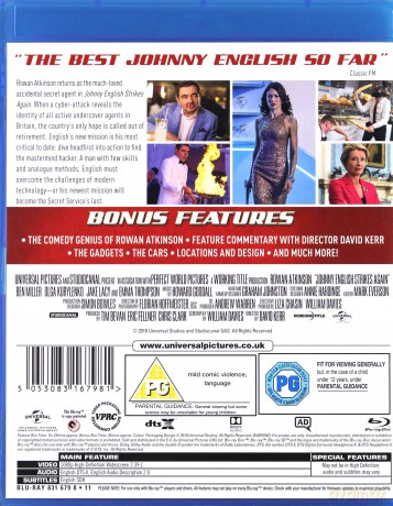 Johnny English Strikes Again [Blu-Ray]