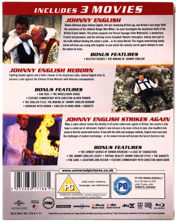 Johnny English / Johnny English Reborn / Johnny English Strikes Again (Johnny English / Johnny English: Reaktywacja / Johnny English: Nokaut) [BOX] (Johnny English / Johnny English: Reaktywacja / Johnny English: Nokaut) [3xBlu-Ray]