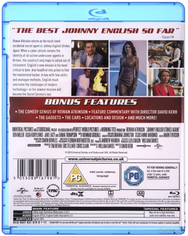 Johnny English / Johnny English Reborn / Johnny English Strikes Again (Johnny English / Johnny English: Reaktywacja / Johnny English: Nokaut) [BOX] (Johnny English / Johnny English: Reaktywacja / Johnny English: Nokaut) [3xBlu-Ray]