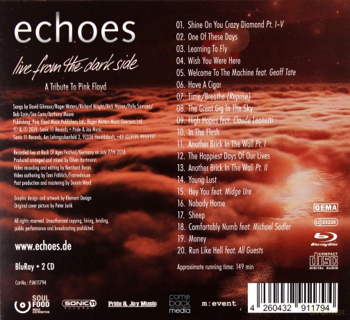 Live From The Dark Side (EN) [Blu-Ray]+[3CD]