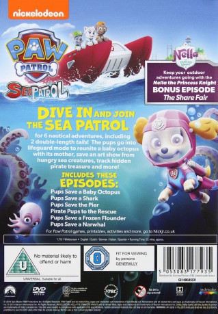 Paw Patrol: Sea Patrol (Psi Patrol) [DVD]