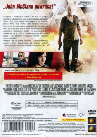 Szklana pułapka 4 [DVD]