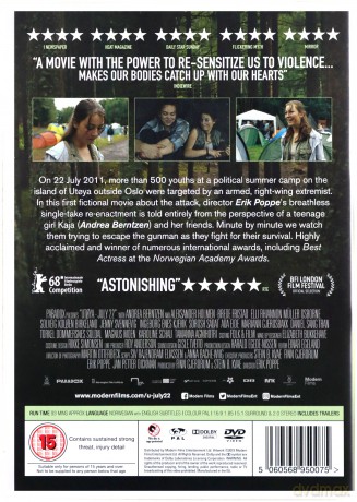 Utoya - July 22 [DVD]