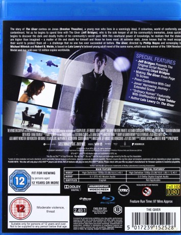 The Giver (Dawca Pamięci) [Blu-Ray]