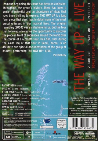 Pat Metheny Group: The Way Up Live [DVD]