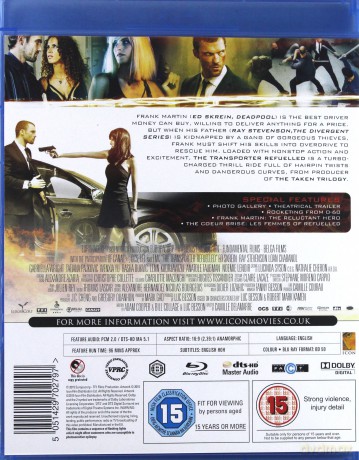 Transporter Refuelled (Transporter: Nowa moc) [Blu-Ray]