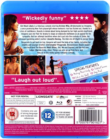Girl Most Likely [Blu-Ray]