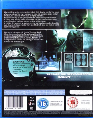 Splice (Istota) [Blu-Ray]