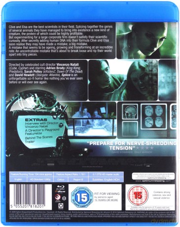 Splice (Istota) [Blu-Ray]