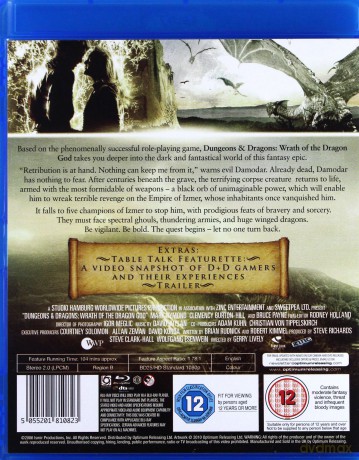 Dungeons And Dragons Wrath Of The Dragon God (Lochy i smoki 2) [Blu-Ray]