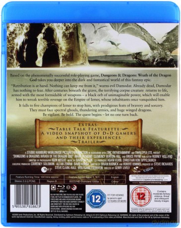 Dungeons And Dragons Wrath Of The Dragon God (Lochy i smoki 2) [Blu-Ray]