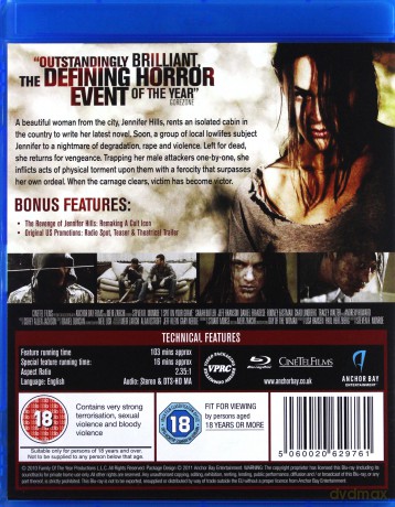 I Spit On Your Grave (Bez litości) [Blu-Ray]