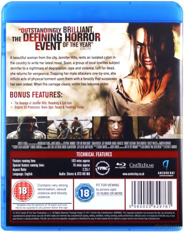 I Spit On Your Grave (Bez litości) [Blu-Ray]